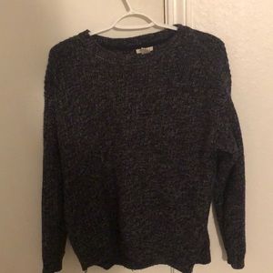 Forever 21 Women’s Blue Sweater with Side Zippers